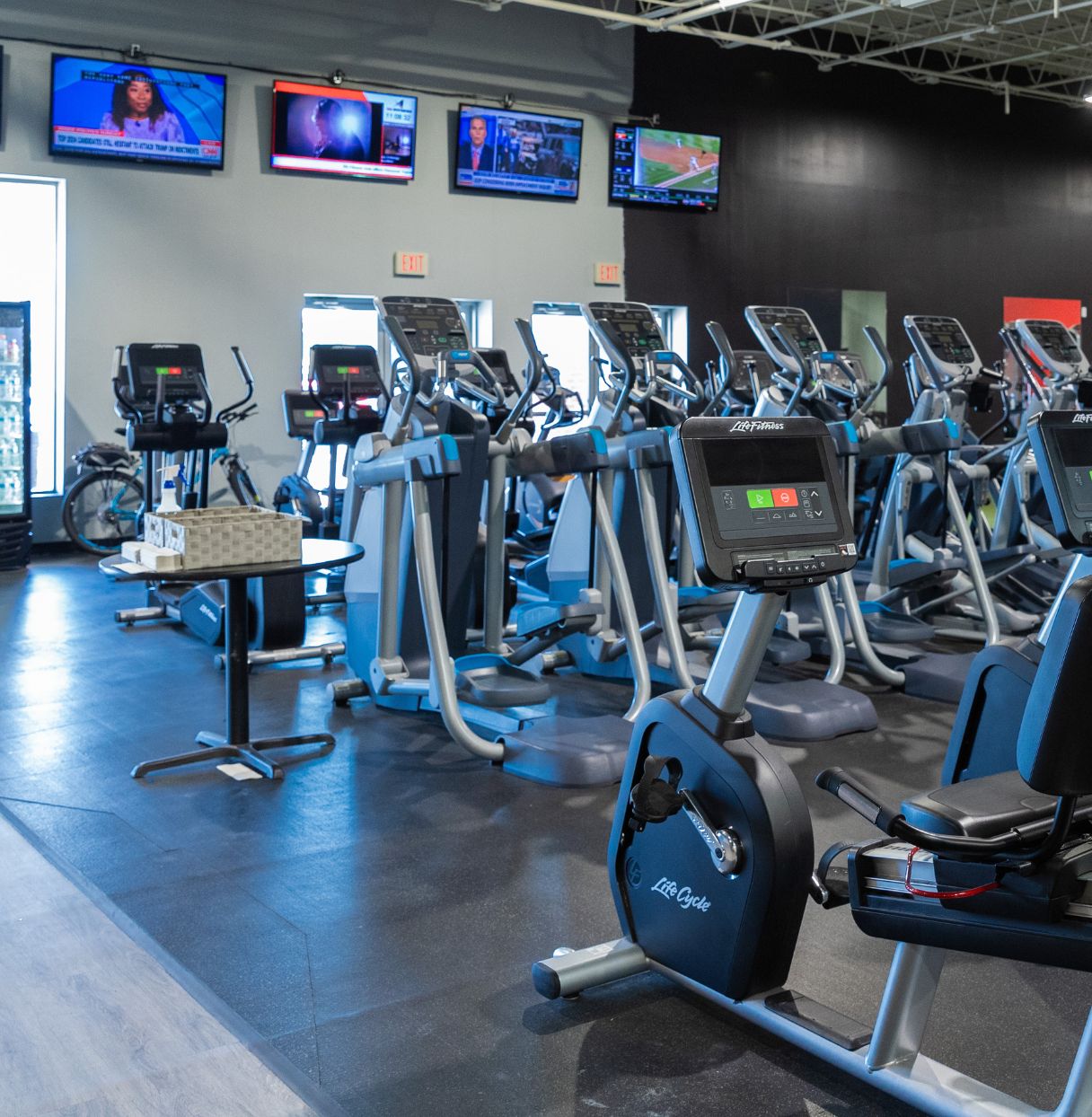 Cardio equipment at the PA Fitness Hershey location
